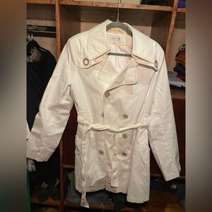 Via Spiga Off-White Trench Coat